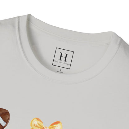 Bows & Football T-Shirt (Front Only)