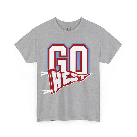 GO WEST Pennant Flag - Unisex