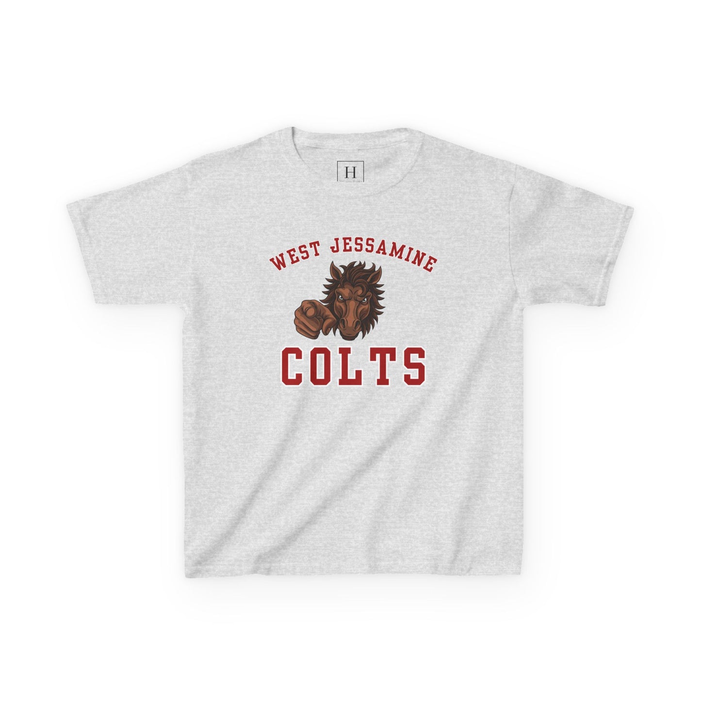 YOUTH --- West Jessamine Colts Mascot - YOU  -- Unisex Tee