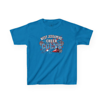 YOUTH - - West Jessamine Cheer COLTS - Poms, Bows, Stars - Unisex Shirt
