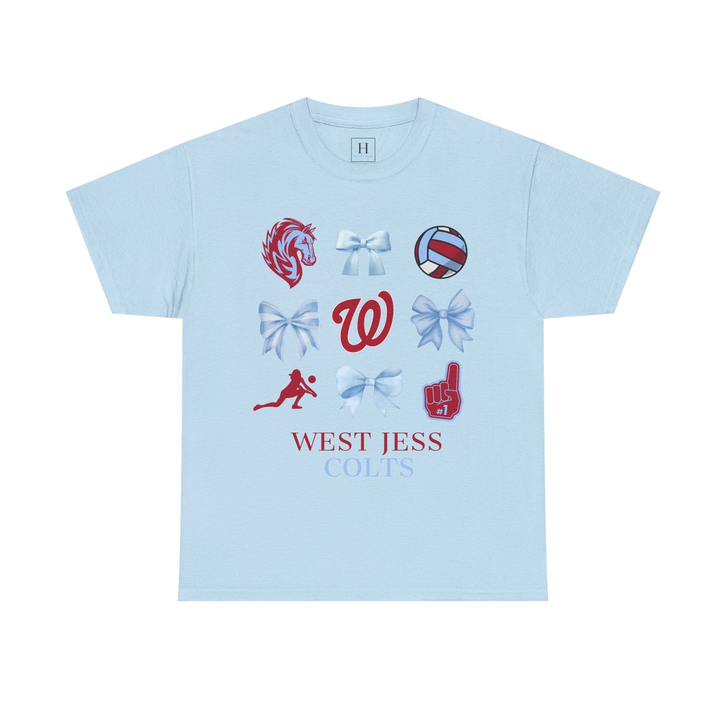 Volleyball Coquette Bows Unisex Tee - West Jessamine