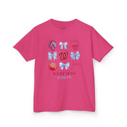 YOUTH --- West Jessamine Basketball Coquette Unisex Tee