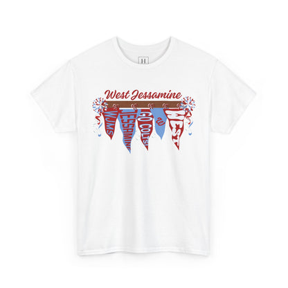 West Jessamine Pennant Flag Colts Cheer Pom - Unisex Shirt