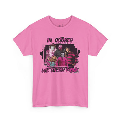 Halloween; Classic Horror Characters; Breast Cancer Awareness -- Unisex