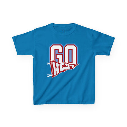 YOUTH -- GO WEST Pennant Flag - Unisex