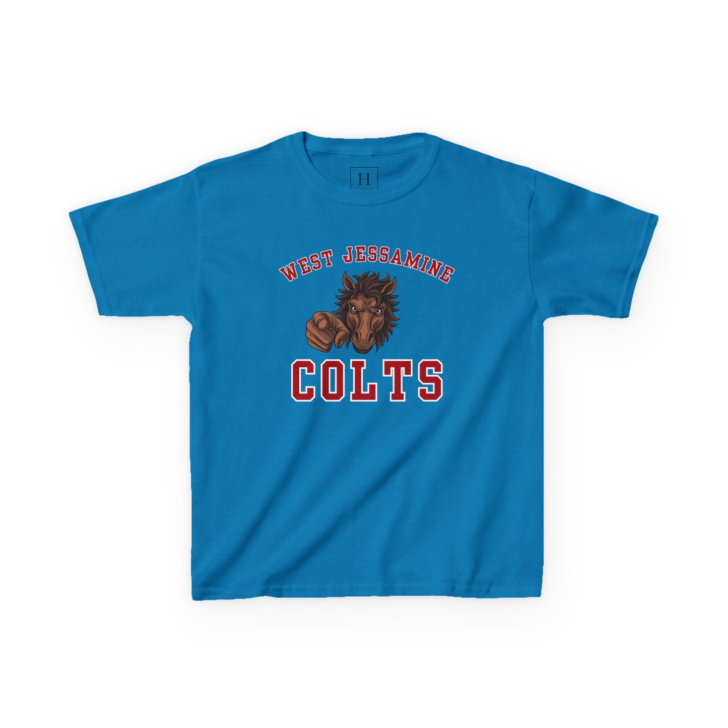 YOUTH --- West Jessamine Colts Mascot - YOU  -- Unisex Tee