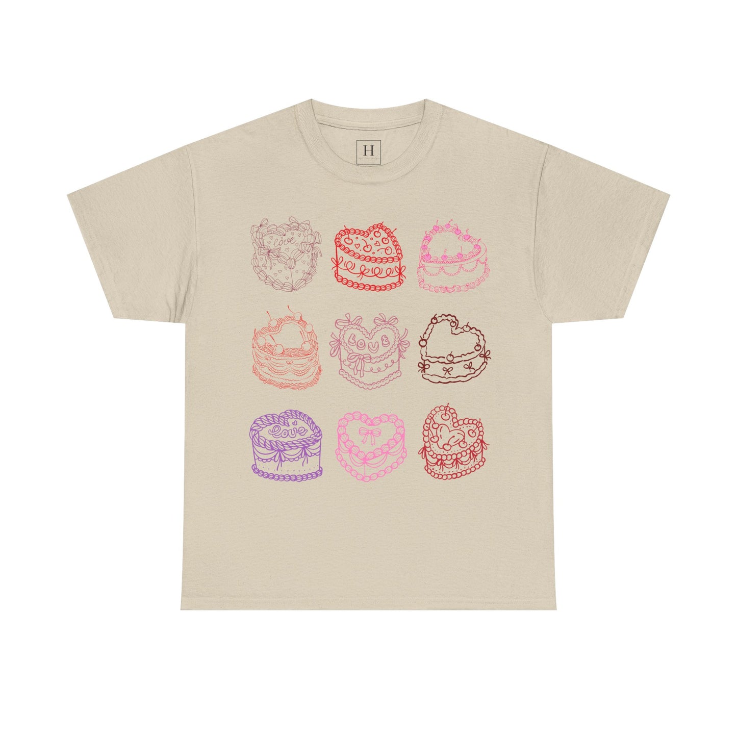 Coquette Cherry Bow Cake T-Shirt