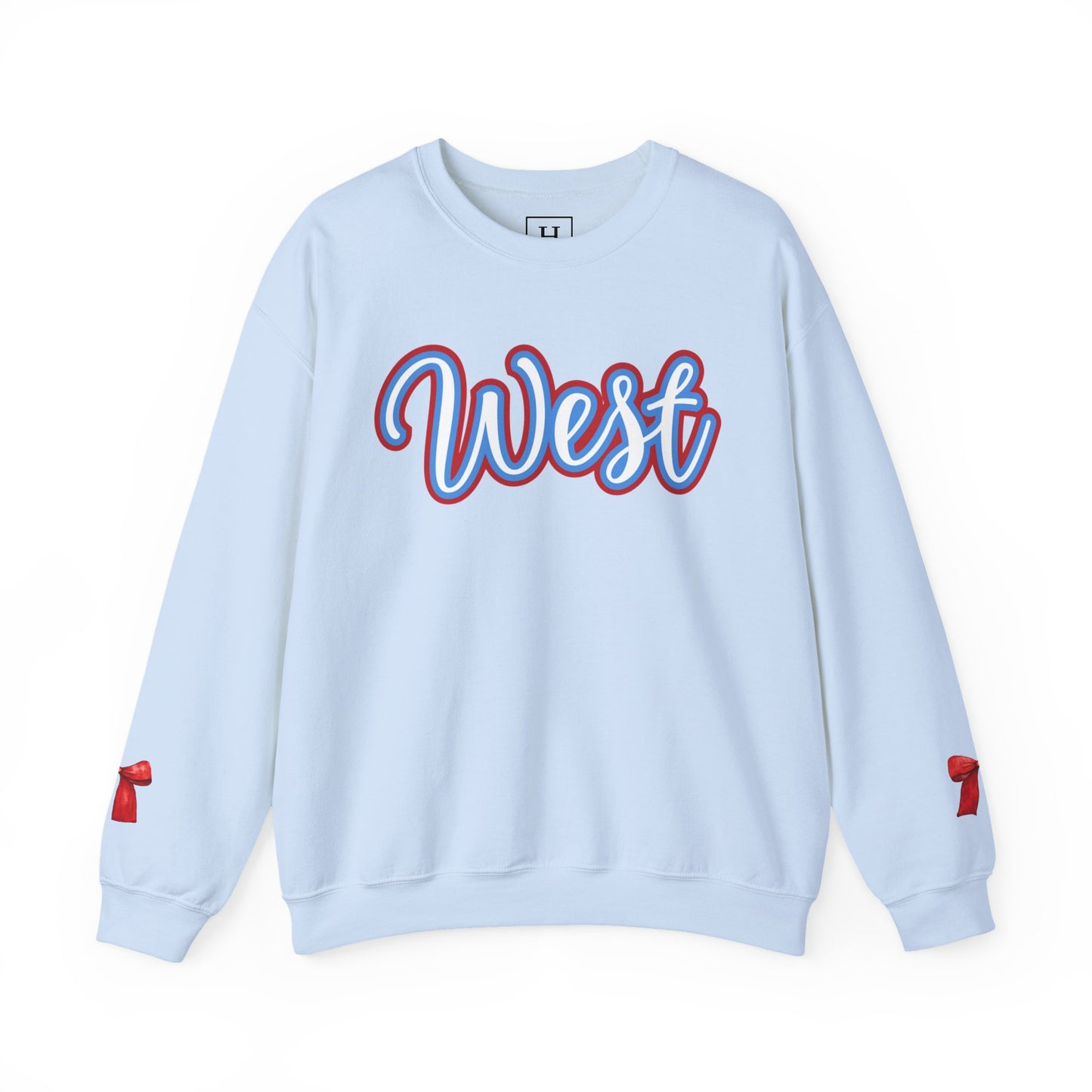 WJ WEST Jessamine -- Bows on Sleeves -- Unisex Sweatshirt