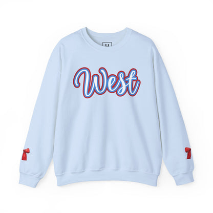 WJ WEST Jessamine -- Bows on Sleeves -- Unisex Sweatshirt