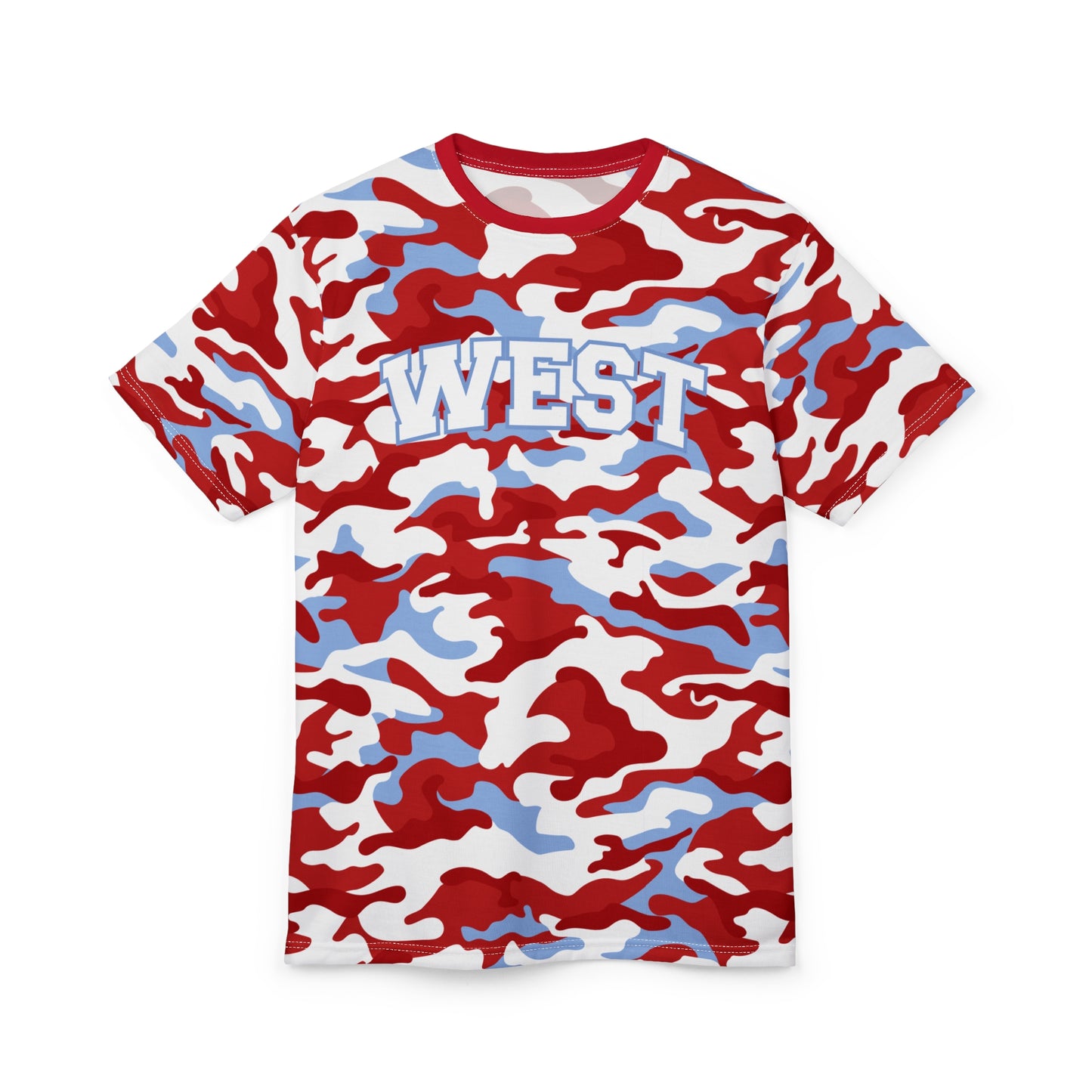 West; West Jessamine RCB&W Camo T-Shirt — AOP Unisex T-Shirt