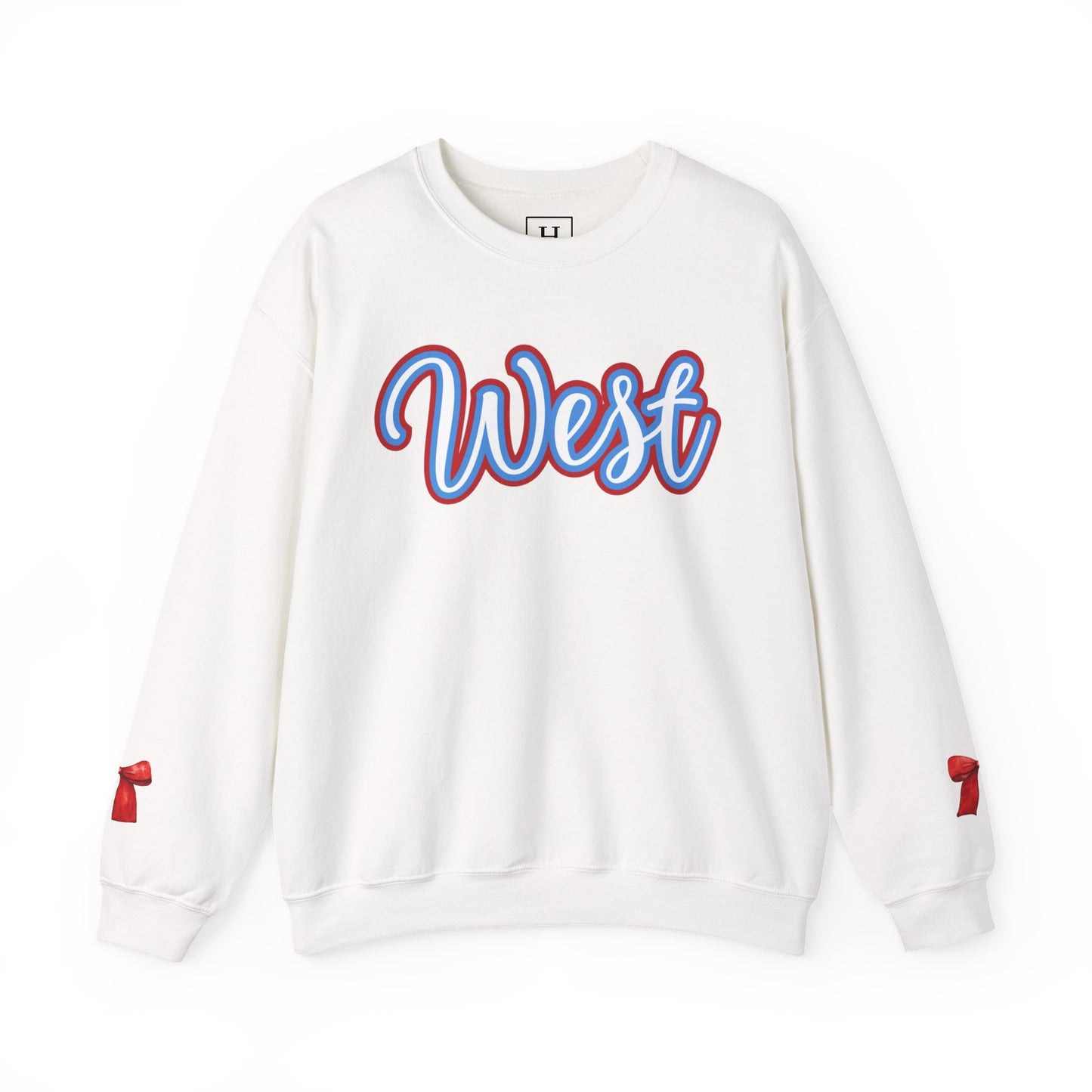 WJ WEST Jessamine -- Bows on Sleeves -- Unisex Sweatshirt