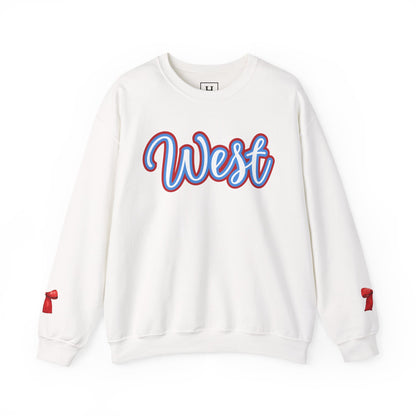 WJ WEST Jessamine -- Bows on Sleeves -- Unisex Sweatshirt