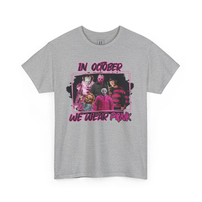 Halloween; Classic Horror Characters; Breast Cancer Awareness -- Unisex