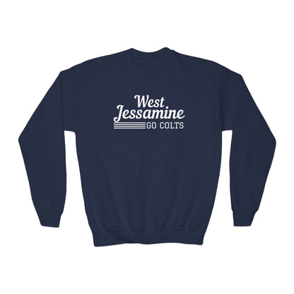 Youth Crewneck Sweatshirt - West Jessamine Colts - Unisex