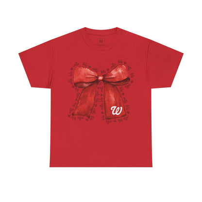 WJ Let's Go Colts Cheer Bow w/ WJ logo - Unisex Shirt