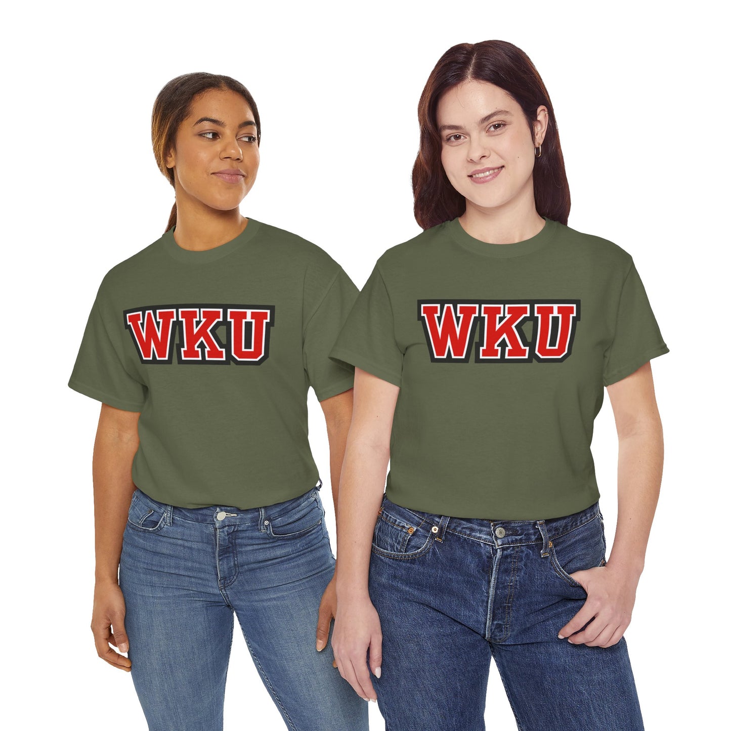 WKU; Western KY w/ Black Outlining -- Unisex
