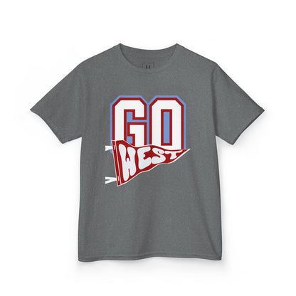 YOUTH -- GO WEST Pennant Flag - Unisex