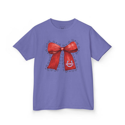YOUTH --- Let's Go Colts Bow - West Horseshoe Logo Unisex T-Shirt