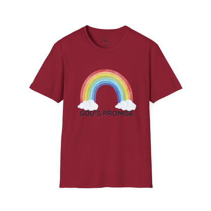 Rainbow God's Promise Genesis 13 Christian T-shirt