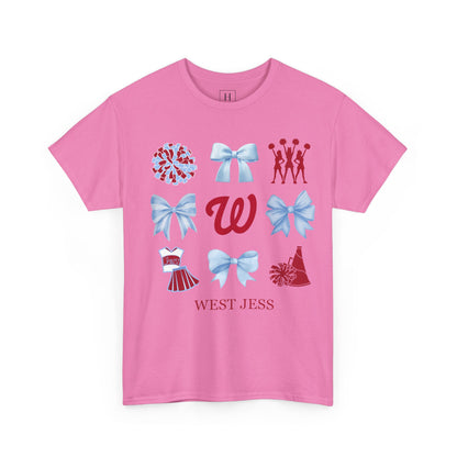 West Jessamine Colts Coquette Cheer Bows - Unisex Tee