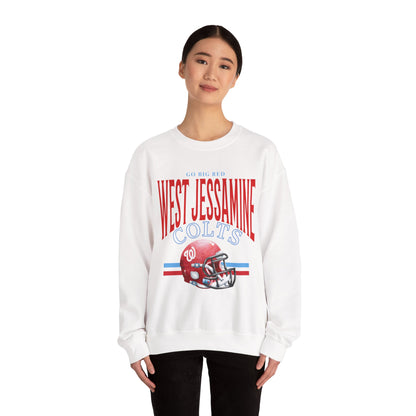 Go Big Red West Jessamine Football - Unisex Sweatshirt