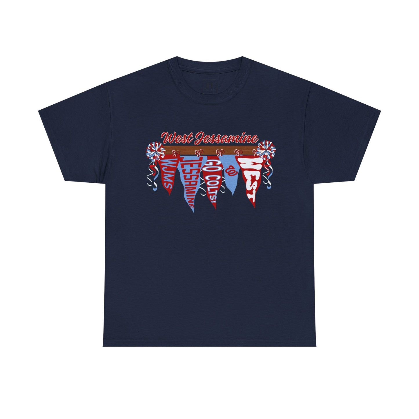 WJMS : West Jessamine Pennant Flags - Unisex Shirt