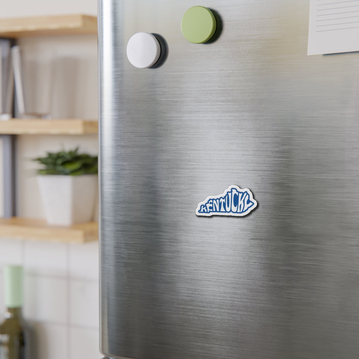 Kentucky Die-Cut Magnets for Home Decor, Stylish Refrigerator Magnet, Personalized Office Decor, Custom Gift Idea, Modern Home Accessories