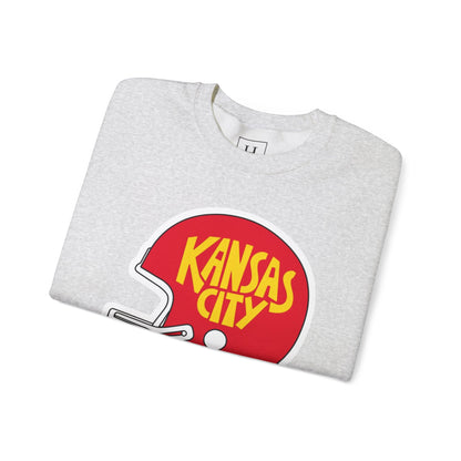 Game Day KS Chiefs Football Helmet - Unisex Sweatshirt