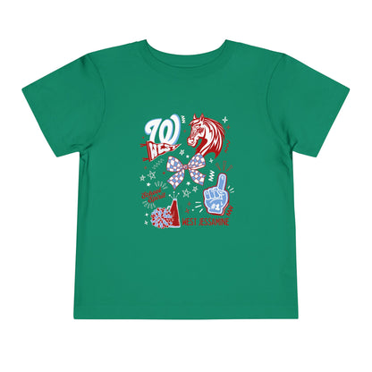 Toddler; West Jessamine Coquette School Spirit - Unisex T-shirt