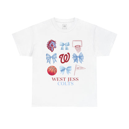 West Jessamine Basketball Coquette Unisex Tee