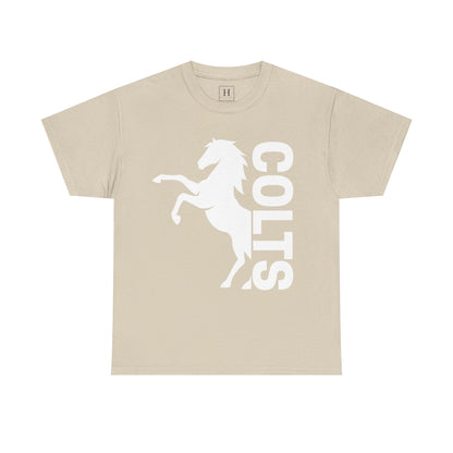 COLTS, Horse in White - Unisex Tee