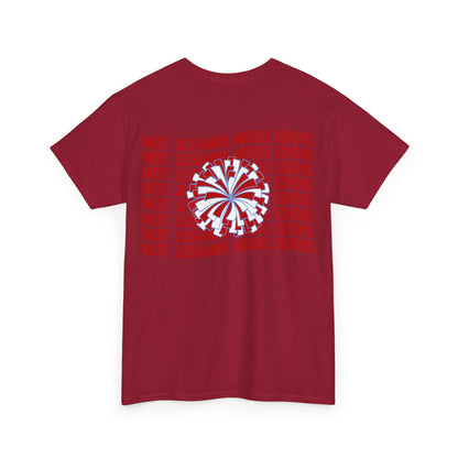 West Jessamine WJMS Colts Fan Tee —  Front & Back Unisex Tee