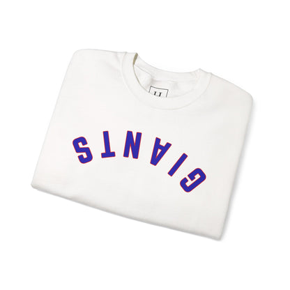 New York Upside Down Giants with Red Outline- Unisex Sweatshirt