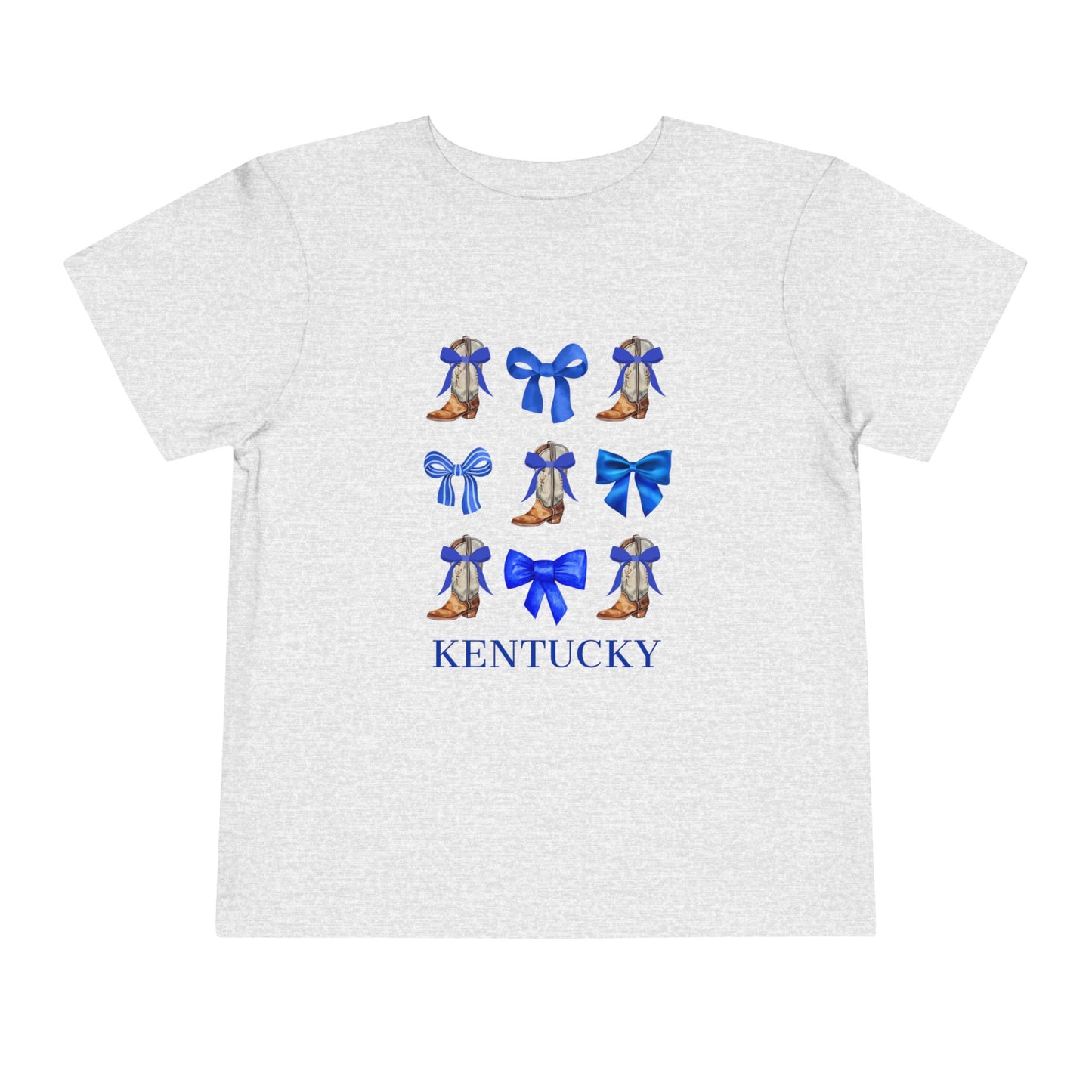 Toddler Kentucky Wildcats Coquette Bow and Cowgirl Boots Shirt