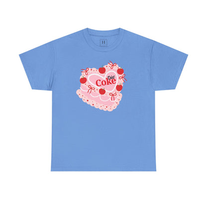 Coquette Cherry "Diet Coke" Heart Cake T-Shirt