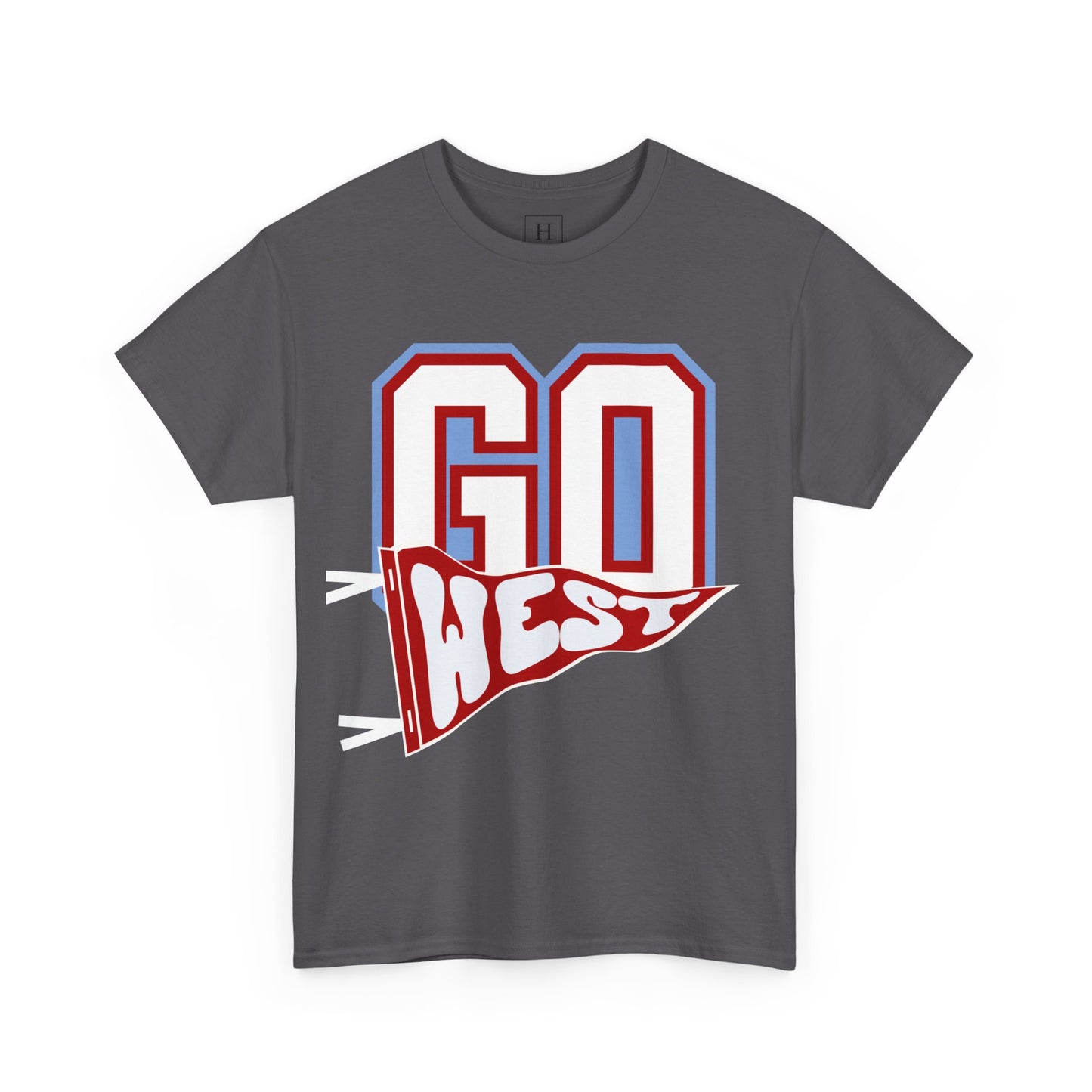 GO WEST Pennant Flag - Unisex