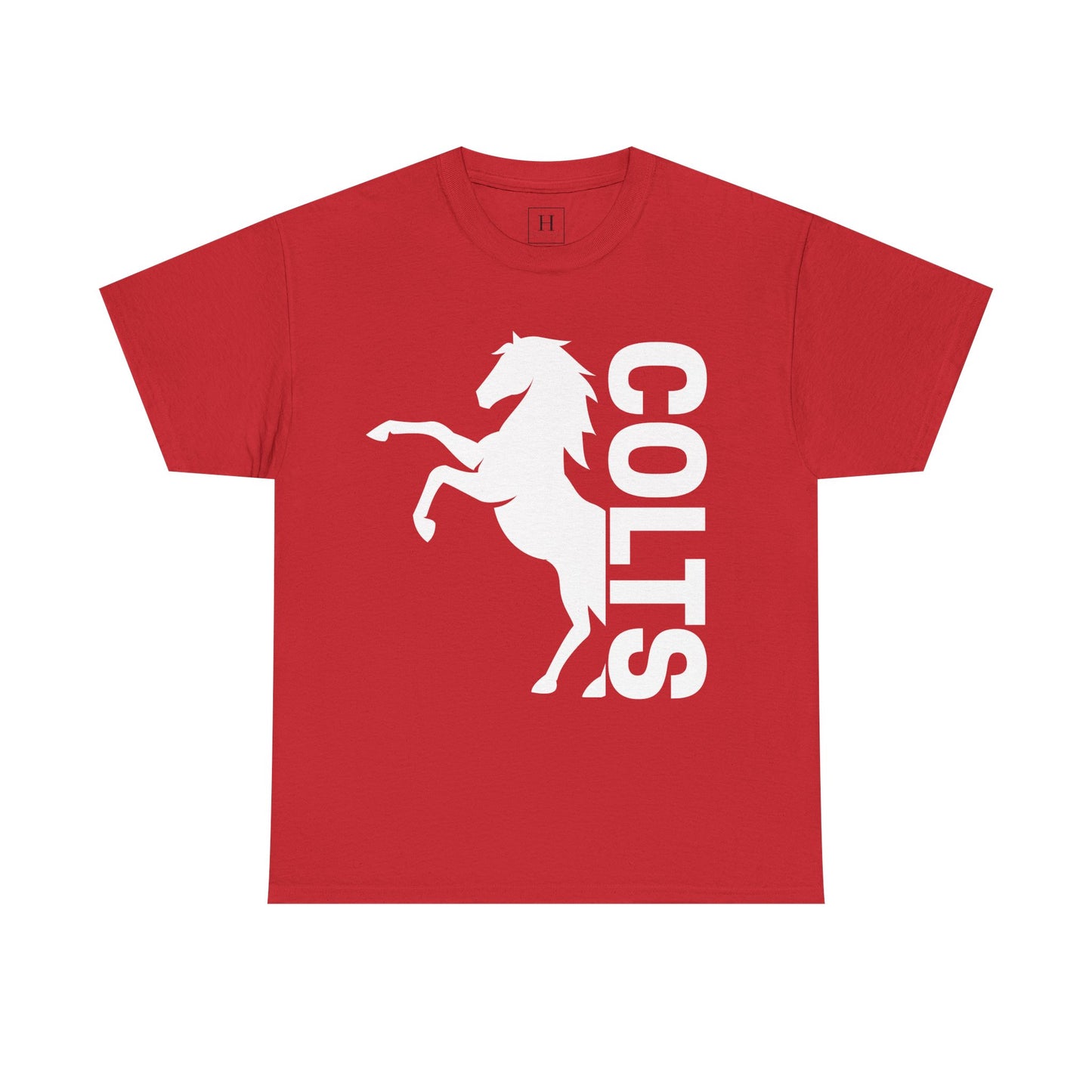 COLTS, Horse in White - Unisex Tee