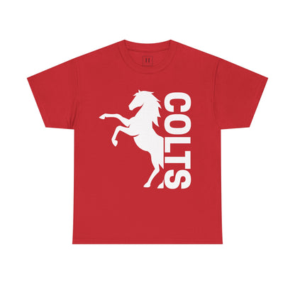 COLTS, Horse in White - Unisex Tee