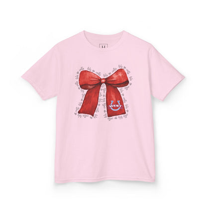 YOUTH --- Let's Go Colts Bow - West Horseshoe Logo Unisex T-Shirt