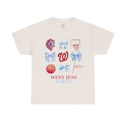 West Jessamine Basketball Coquette Unisex Tee