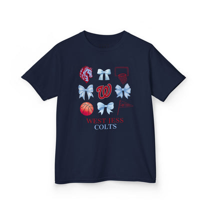 YOUTH --- West Jessamine Basketball Coquette Unisex Tee