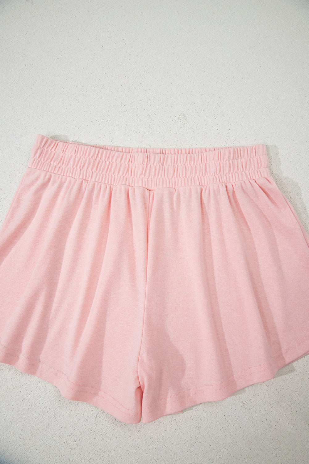 Light Pink 3 Pcs Crop Tank Top Shorts with Cardigan Lounge Set