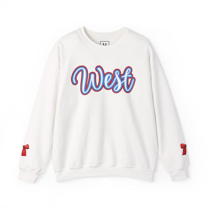 WJ WEST Jessamine -- Bows on Sleeves -- Unisex Sweatshirt