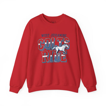 Crewneck Sweatshirt - West Jess RIDE COLTS Sweater