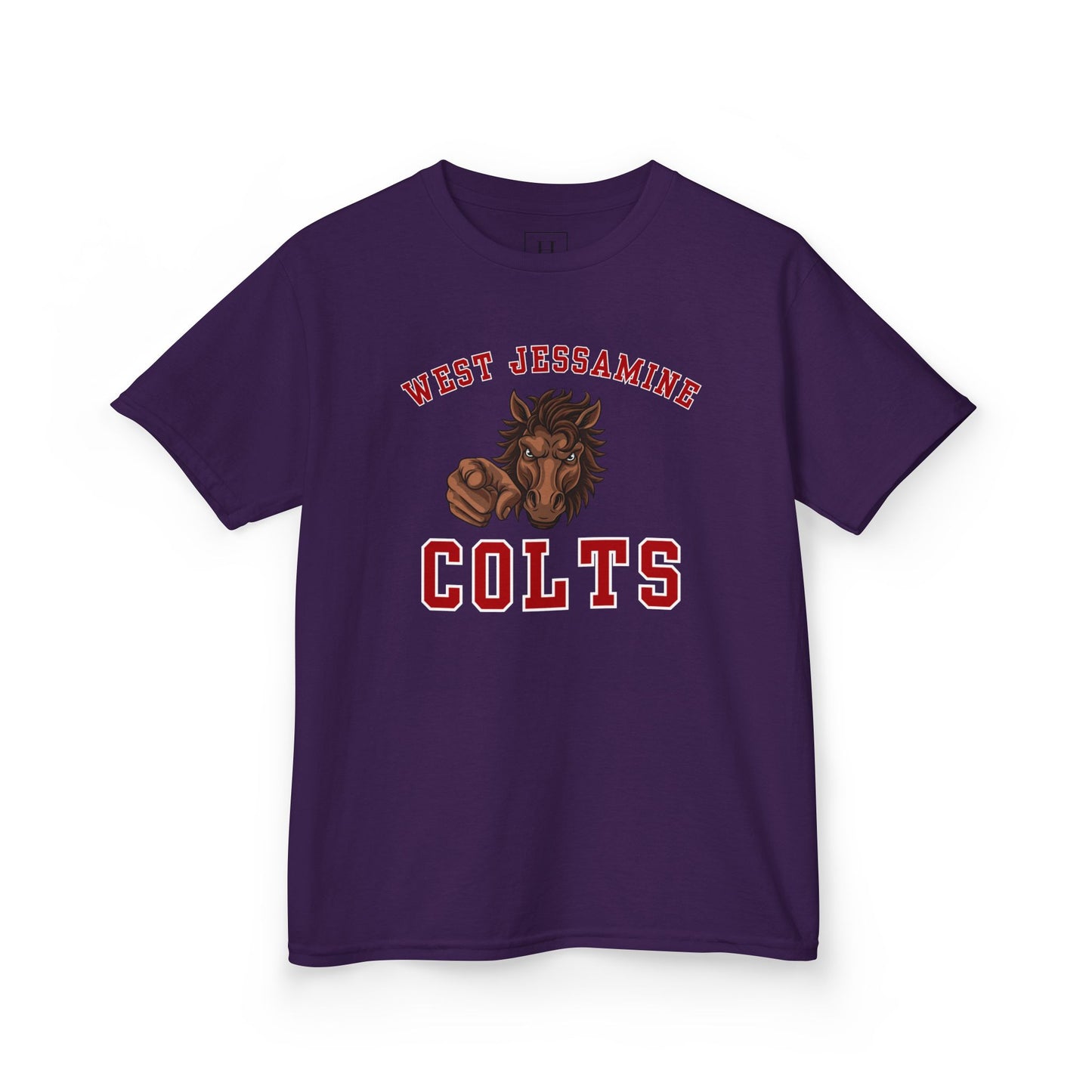 YOUTH --- West Jessamine Colts Mascot - YOU  -- Unisex Tee