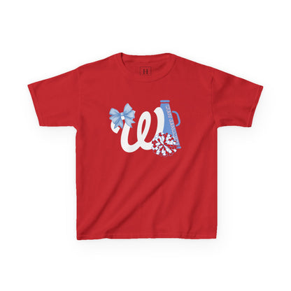 YOUTH -- West Jessamine Cheer Bow, Megaphone & Poms - Unisex Shirt