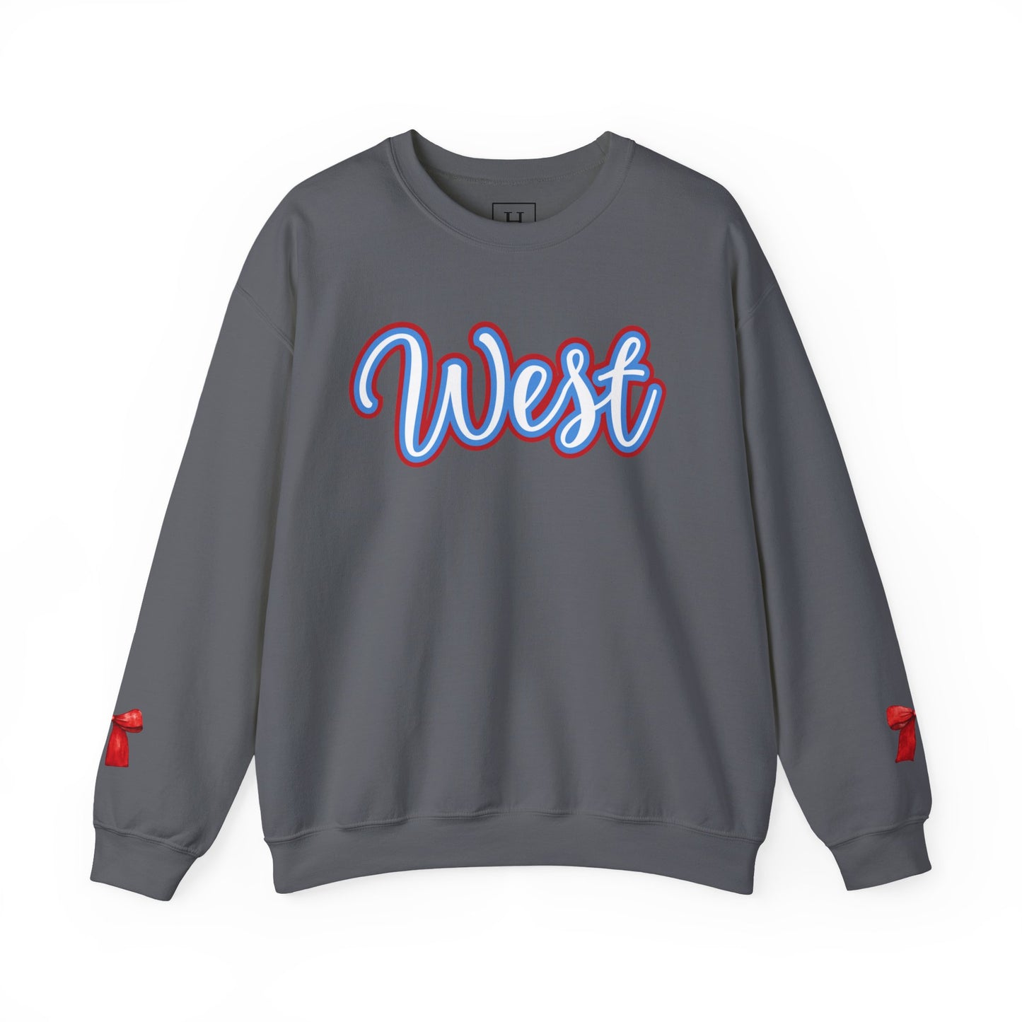 WJ WEST Jessamine -- Bows on Sleeves -- Unisex Sweatshirt