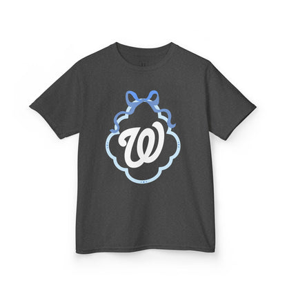 YOUTH -  W COQUETTE BLUE BOW & BORDER