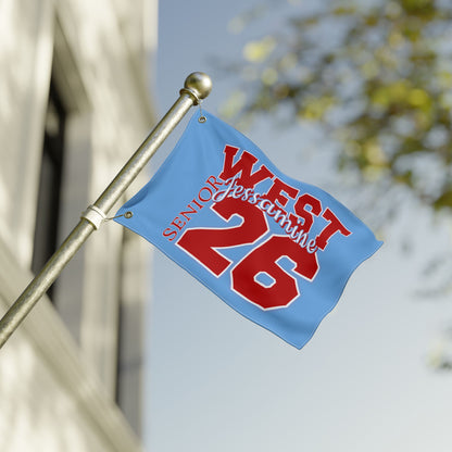 Senior West '26 - Personalized Double-Sided Flag
