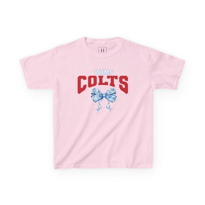 YOUTH - WJMS COLTS Coquette Bow Tee